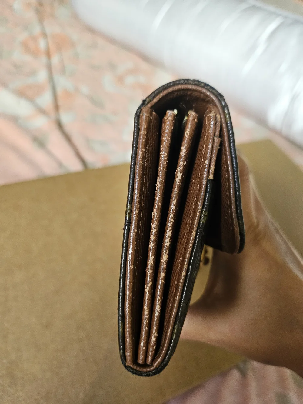 Louis Vuitton Monogram Quilted Clutch Wallet - Brown/Gold